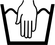 Wäschesymbol - Handwäsche