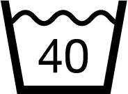 Wäschesymbol 40 Grad