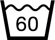 Wäschesymbol 60 Grad