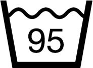 Wäschesymbol 95 Grad